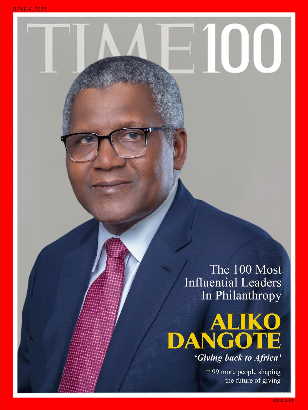 TIME Names Aliko Dangote Among World’s Top 100 Philanthropists