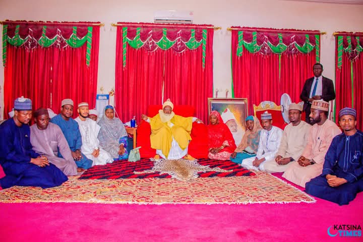 Shugabanin Sabon Shirin Tallafa Wa Mata "Nigeria For Women Project" Sun Ziyarci Mai Martaba Sarkin Katsina.