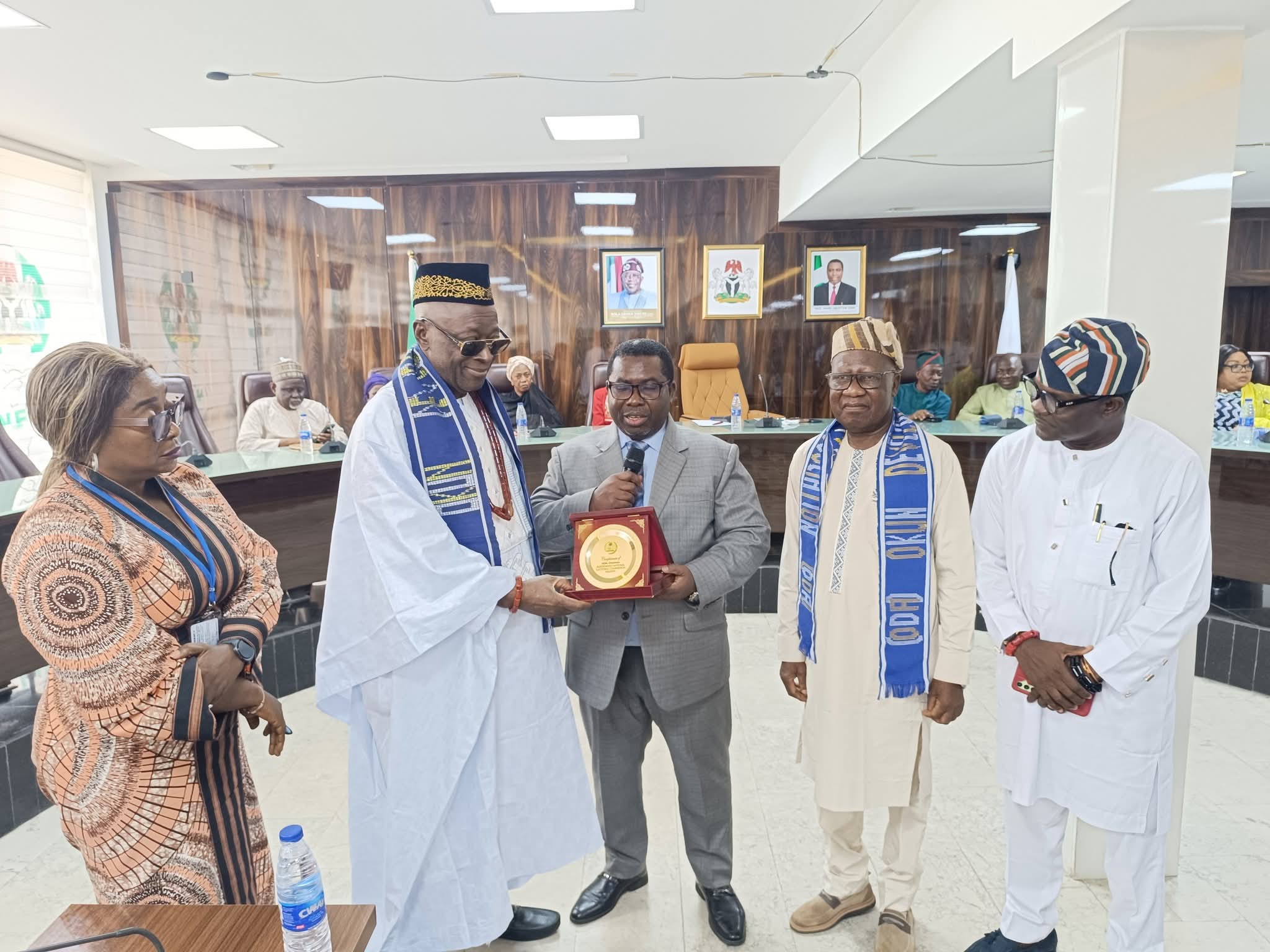 Amupitan Receives Okun Development Association Delegation, Reaffirms Commitment to Credible Elections