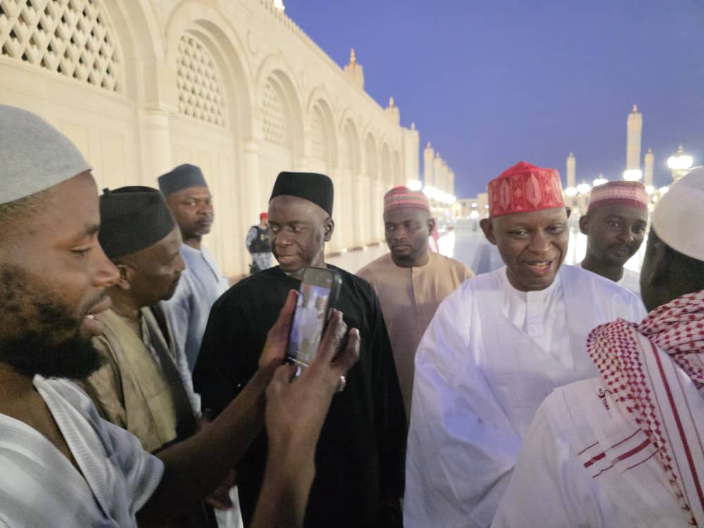 Katsina Deputy Governor Attends Janazah of Late Alhaji Aminu Dantata in Madinah