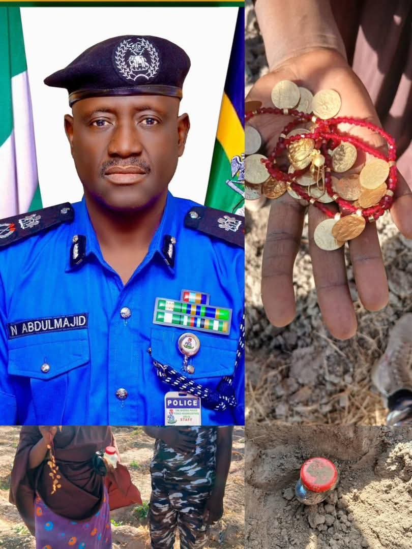 Rundunar ‘Yan Sanda ta Borno Ta Gano Zinari da Aka Boye Shekaru 15 da Suka Gabata