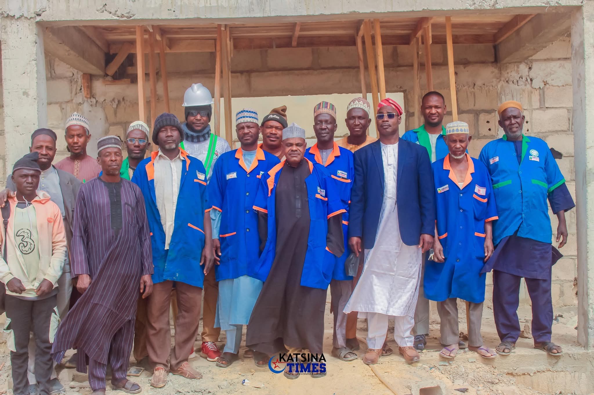 NATA Katsina Ta Ziyarci Makarantar Kanikanci da TETFUN ke Ginawa a Jihar.