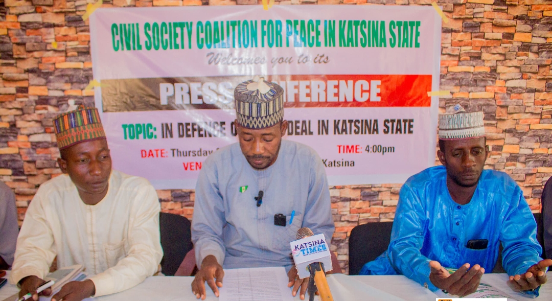 Civil Society Coalition Defends Katsina Peace Deal, Cites Major Security Gains