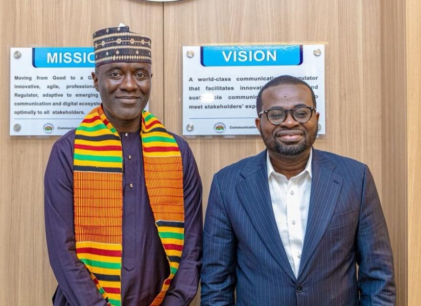 Maida, Fianko Meet as NCC Visits Ghana for Benchmarking Mission