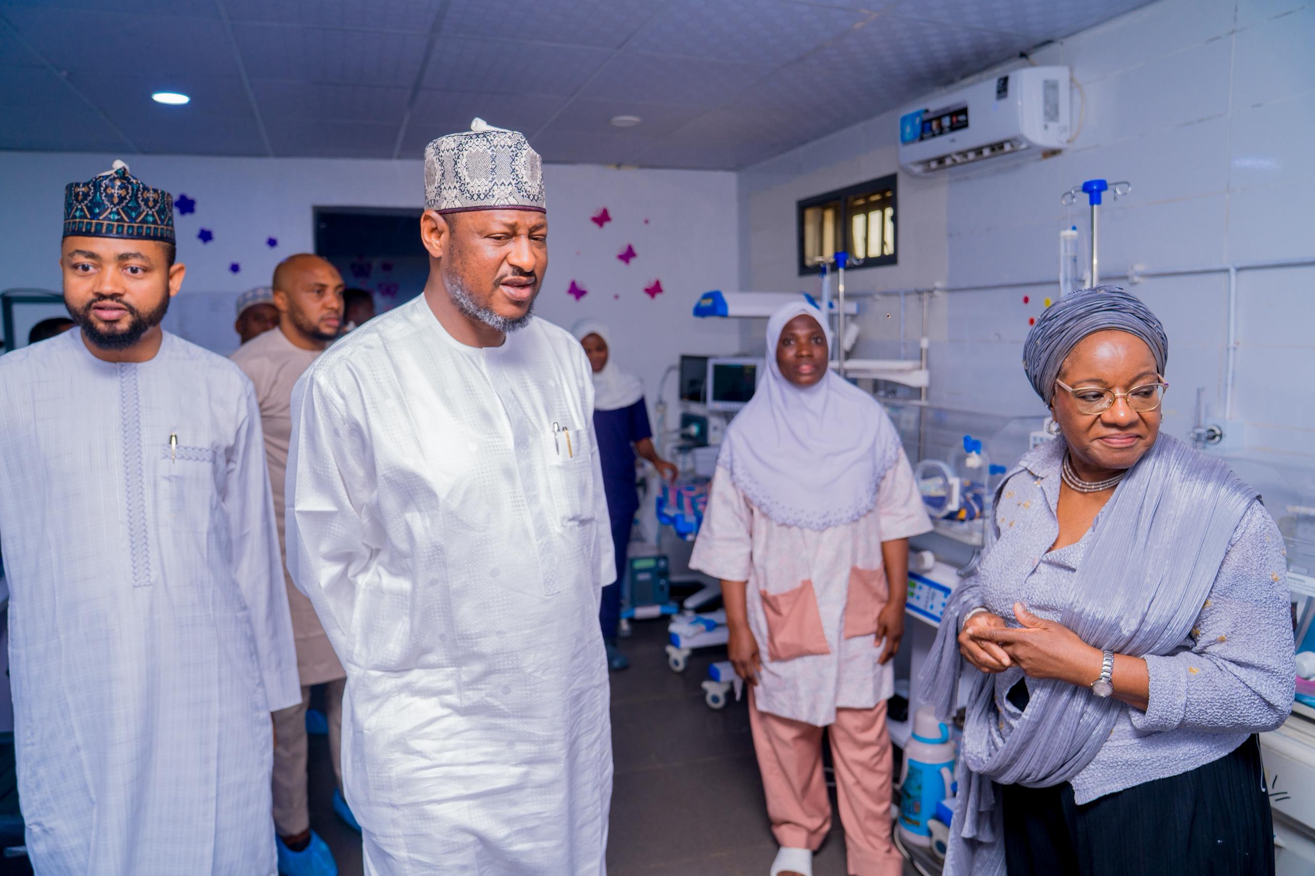 Gov. Radda Visits NeoLife Babies Hospital in Kano