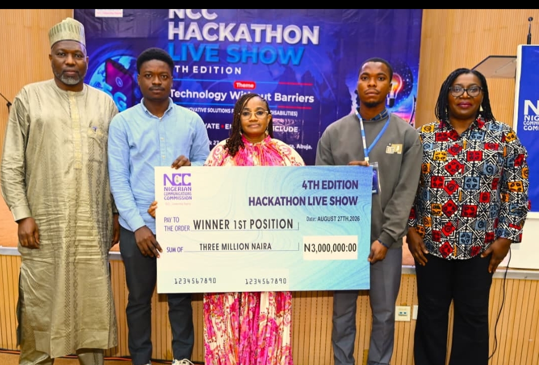 Young Innovators Shine as SORA Wins NCC Hackathon 2026
